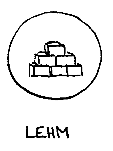 Rohstoffkärtchen Lehm